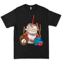 Black Baseball Frappe Coffee Premium Tee - FaDigitalArtStudio