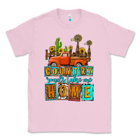 Bubblegum Pink country roads take me home olivia Classic Tee - OliviaCreatesArt