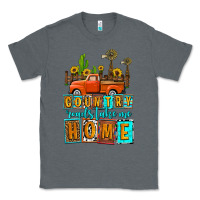 Charcoal Heather country roads take me home olivia Classic Tee - OliviaCreatesArt