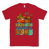 Red country roads take me home olivia Classic Tee - OliviaCreatesArt