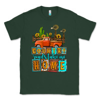 Sports Green country roads take me home olivia Classic Tee - OliviaCreatesArt