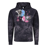 Cloud Black Koalas With Tutu Vintage Hoodie - LillyAllenDesigns