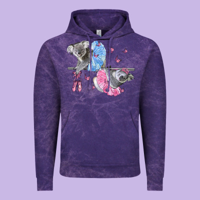 Koalas With Tutu Vintage Hoodie Designed By Lillyallendesigns