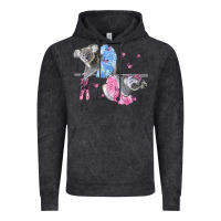 Vintage Black Koalas With Tutu Vintage Hoodie - LillyAllenDesigns