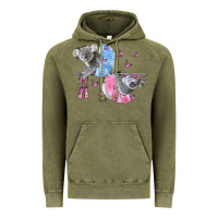 Vintage Olive Koalas With Tutu Vintage Hoodie - LillyAllenDesigns