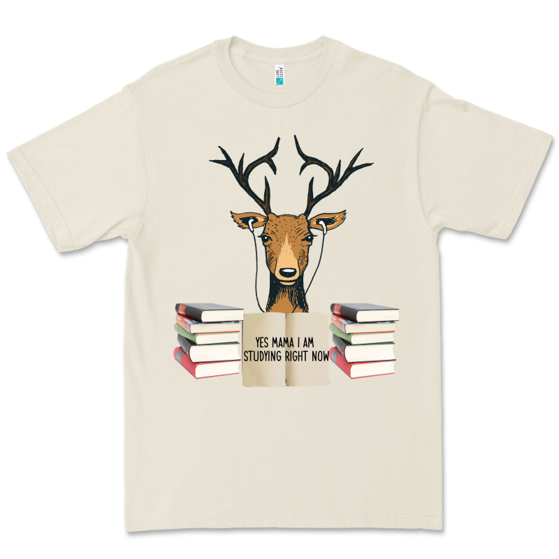 Yes Mama I Am Studying Right Now, Deer Premium Tee by Bettercallsaul | Teevron