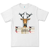 White Yes Mama I Am Studying Right Now, Deer Premium Tee - Bettercallsaul