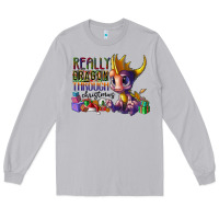 Moon Dust real dragon through christmas Long Sleeve Tee - CowhideDigitalArt