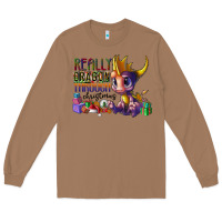 Toasted Coconut real dragon through christmas Long Sleeve Tee - CowhideDigitalArt