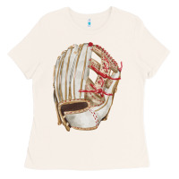 Bone Catchers Mitt Fa Element Ladies Tee - FaDigitalArtStudio