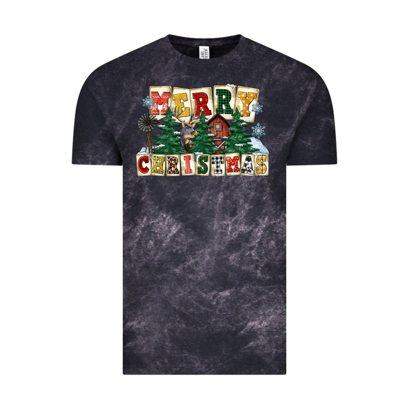 Merry Christmas Vintage Tee by FaDigitalArtStudio | Teevron
