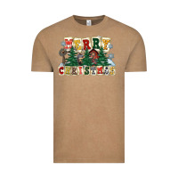 Vintage Coffee merry christmas Vintage Tee - FaDigitalArtStudio