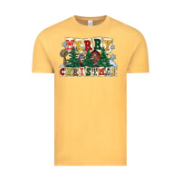 Vintage Mustard merry christmas Vintage Tee - FaDigitalArtStudio