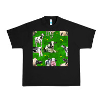Black holstein cows seamless pattern Urban Heavy Tee - BundleAndBundleShop