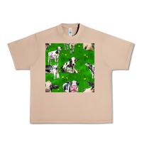 Burro holstein cows seamless pattern Urban Heavy Tee - BundleAndBundleShop
