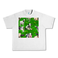 Lunar Rock holstein cows seamless pattern Urban Heavy Tee - BundleAndBundleShop