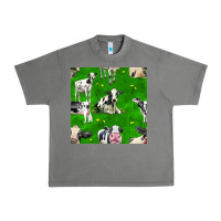 Tornado holstein cows seamless pattern Urban Heavy Tee - BundleAndBundleShop