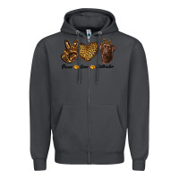 Smoke peace love labrador Zipper Hoodie - RanaPortraitStore