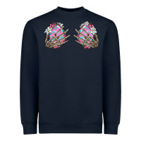 Navy easter hands skeleton Heavyweight Sweatshirt - Jasminsmagicworld