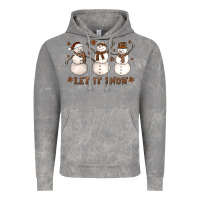 Cloud Rock Let It Snow Snowmen Vintage Hoodie - LillyAllenDesigns