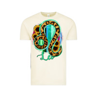 Leo Zodiac Sign Sunflower Leopard Serape Vintage Tee | Teevron