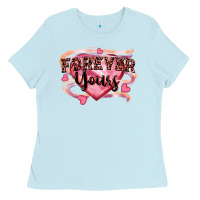 Baby Blue forever yours Ladies Tee - FaDigitalArtStudio