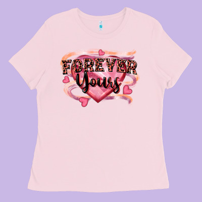 Forever Yours Ladies Tee Designed By Fadigitalartstudio