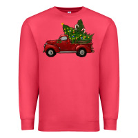 Cardinal Christmas Trees With Truck Premium Sweatshirt - RanaPortraitStore