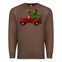 Chestnut Christmas Trees With Truck Premium Sweatshirt - RanaPortraitStore