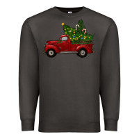 Smoke Christmas Trees With Truck Premium Sweatshirt - RanaPortraitStore