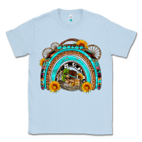Dusty Blue easter rainbow olivia Classic Tee - OliviaCreatesArt