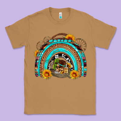 Easter Rainbow Olivia Classic Tee Designed By Oliviacreatesart