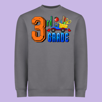 Third Grade Heavyweight Sweatshirt Designed By Ranaportraitstore