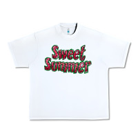 White sweet summer watermelon Urban Heavy Tee - BundleAndBundleShop