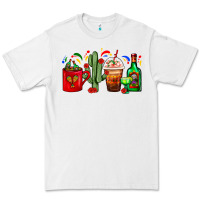 White Mexico Coffee Cups With Cactus And Tequila Bottle Premium Tee - FaDigitalArtStudio