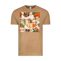 Vintage Camel fall heifer seamless pattern Vintage Tee - BundleAndBundleShop