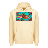Pina Colada dreamer with butterfly and tie dye  licance  plate Premium Hoodie - Artiststas