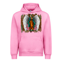 Fuchsia Pink lady of guadalupe Urban Hoodie - Jasminsmagicworld