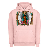 Pigment Salmon lady of guadalupe Urban Hoodie - Jasminsmagicworld