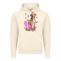 Vintage Artic Labrador Retriever Dog With Tutu Vintage Hoodie - LillyAllenDesigns