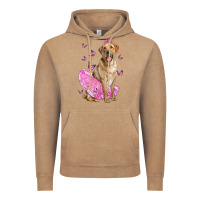 Vintage Coffee Labrador Retriever Dog With Tutu Vintage Hoodie - LillyAllenDesigns