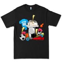 Black Soccer Frappe Coffee Premium Tee - FaDigitalArtStudio