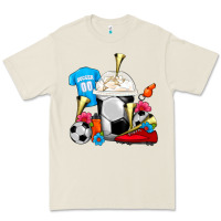 Bone Soccer Frappe Coffee Premium Tee - FaDigitalArtStudio