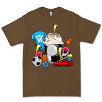 Cacao Soccer Frappe Coffee Premium Tee - FaDigitalArtStudio