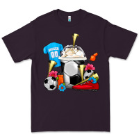 Plum Soccer Frappe Coffee Premium Tee - FaDigitalArtStudio