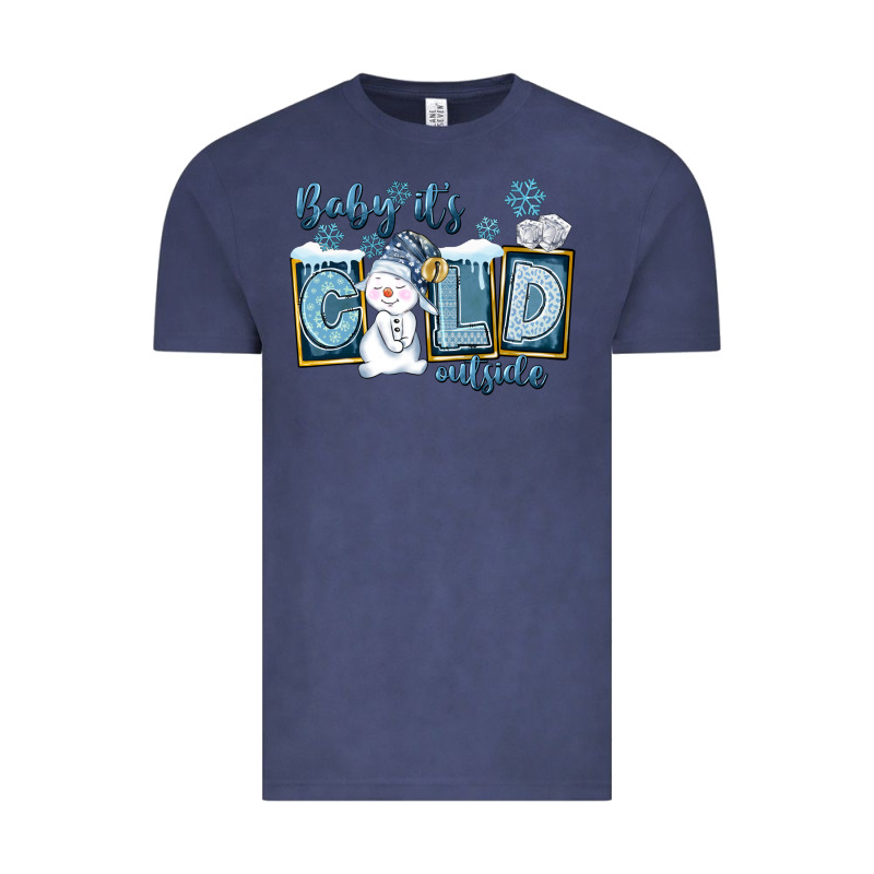 Baby It's Cold Outside Vintage Tee by FaDigitalArtStudio | Teevron