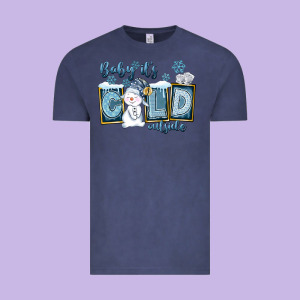Baby It's Cold Outside Vintage Tee Designed By Fadigitalartstudio