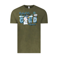 Vintage Olive Baby It's Cold Outside Vintage Tee - FaDigitalArtStudio