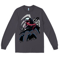 Smoke VENOM ART Long Sleeve Tee - DesigneFamous