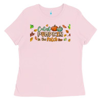 Cutest Pumpkin In The Patch Lebbey Glass Ladies Tee | Teevron